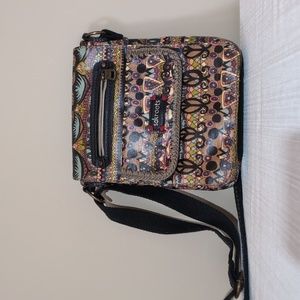 Hippie Print Sakroots Small Crossbody Bag
